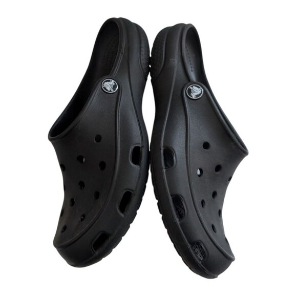 CROCS Freesail Mules Black Slip-On Sandals Womens Size 8 - Picture 5 of 7